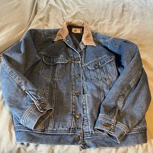 Vintage Lee Storm Rider Lined Denim Jacket